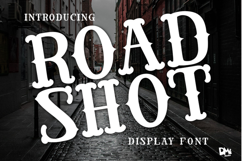 road-shot-display-vintage-font