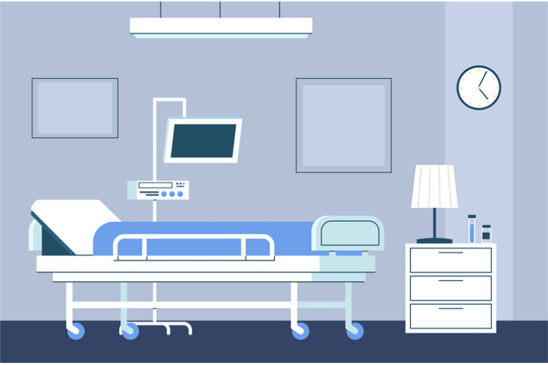 hospital-room-interior-modern-intensive-therapy-ward-with-bed-on-whee