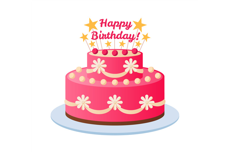 birthday-cake-colorful-pink-celebration-dessert-with-cream-and-happy