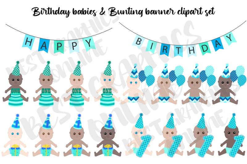 birthday-babies-clipart-graphics-set