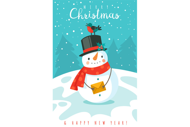 snowman-happy-new-year-and-merry-christmas-greeting-card-with-cheerfu