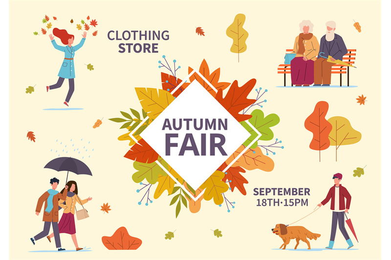 autumn-fair-fall-season-public-exhibition-clothes-sale-and-flea-mark