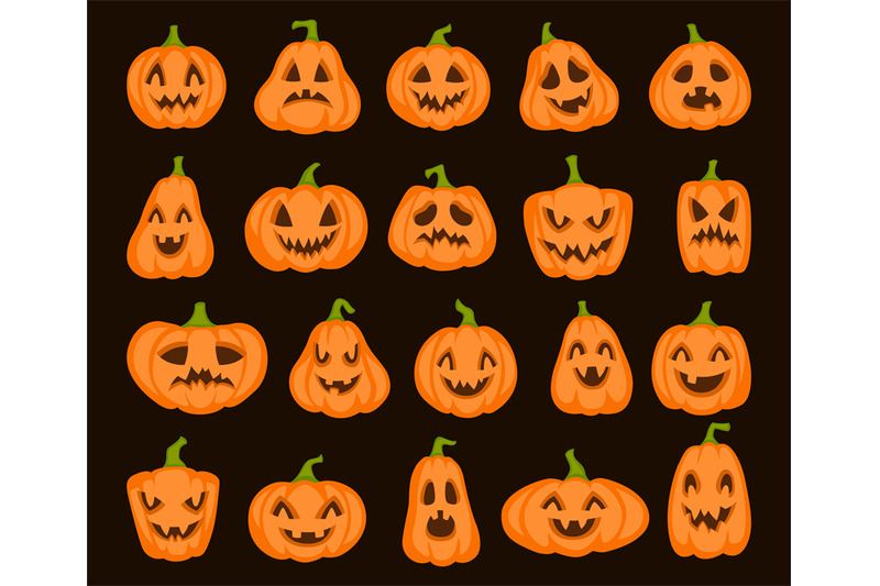 halloween-orange-pumpkin-set-cartoon-pumpkins-jack-lantern-characters