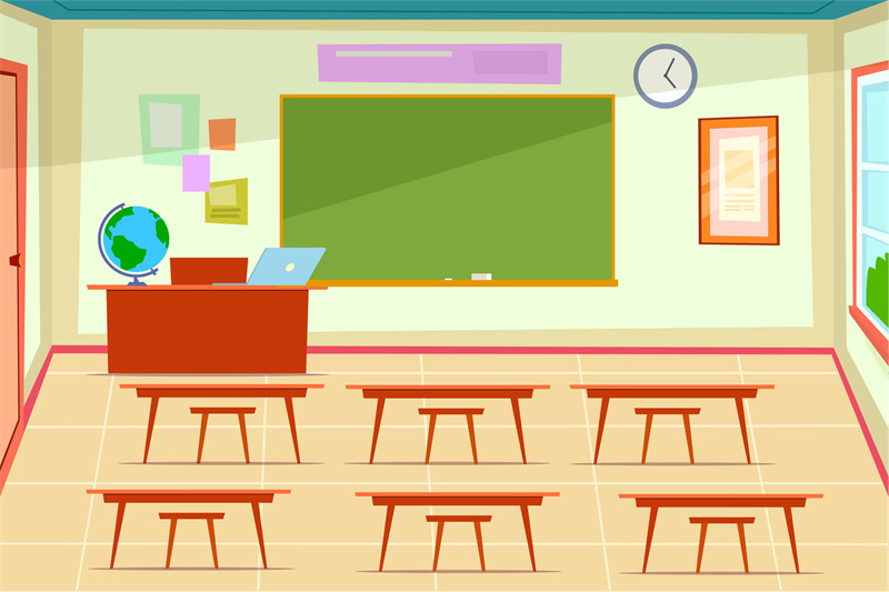 empty-classroom-class-room-interior-with-desk-and-chairs-for-kids-and