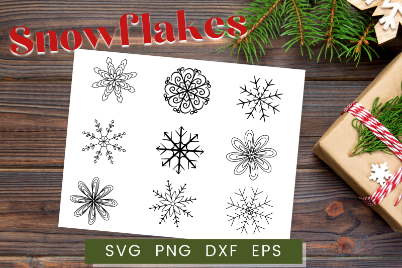 christmas-snowflakes-svg-set