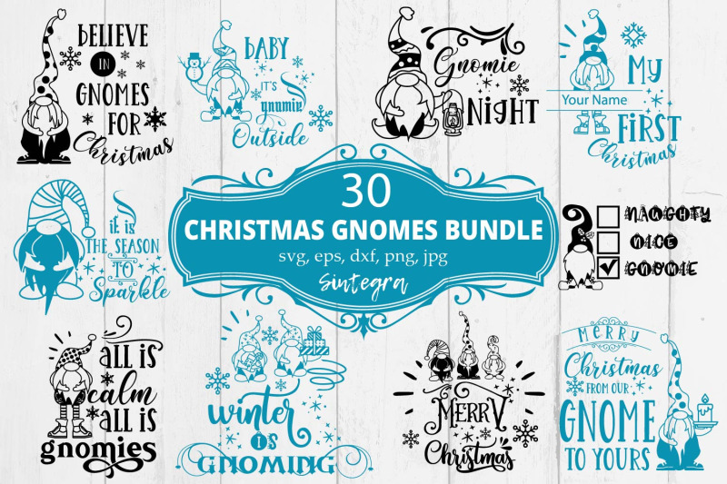 Download Christmas Gnome Quotes Svg Bundle By Sintegra ...