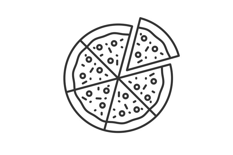 pizza-with-one-slice-separated-linear-icon