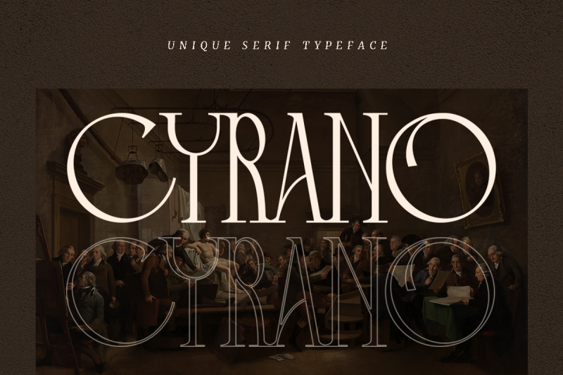 cyrano-unique-serif-typeface