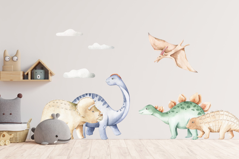 dinosaurs-watercolor-set