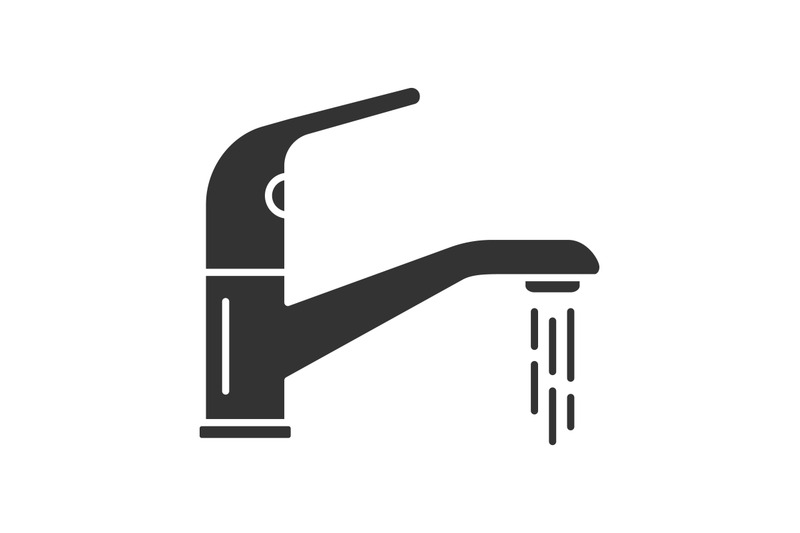 faucet-glyph-icon