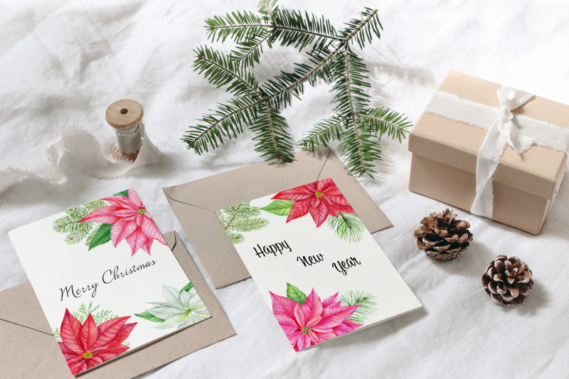 watercolor-christmas-poinsettia-clipart-winter-watercolor-png