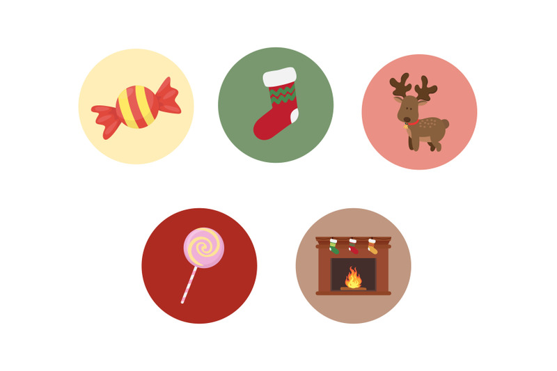 deer-friend-christmas-icon-bundle