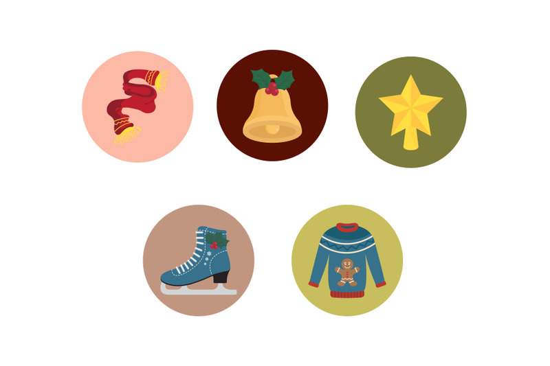 bell-friend-christmas-icon-bundle