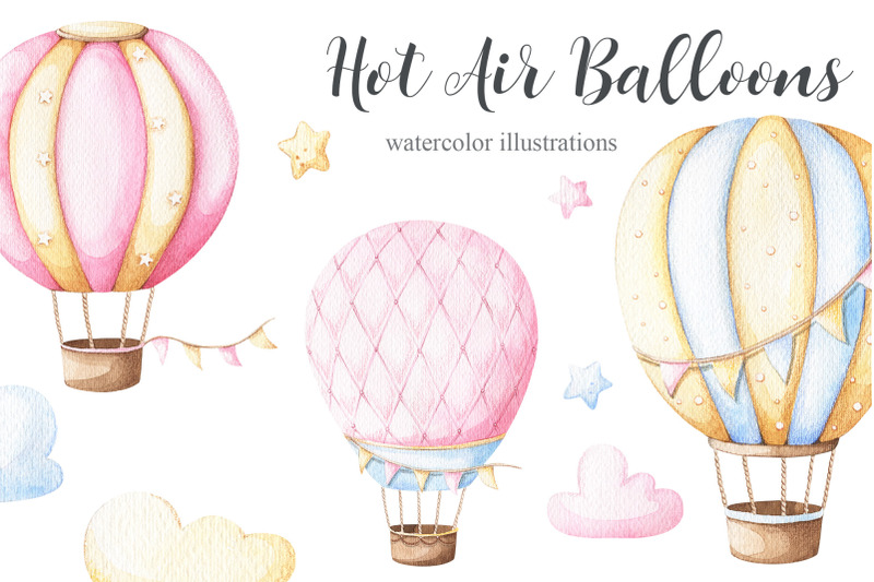 watercolor-hot-air-balloons