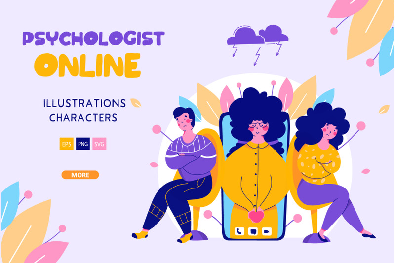 online-psychologist-cartoon-illustrations