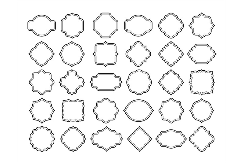 line-frame-label-set-vintage-blank-ornate-badge-shapes-retro-white-c