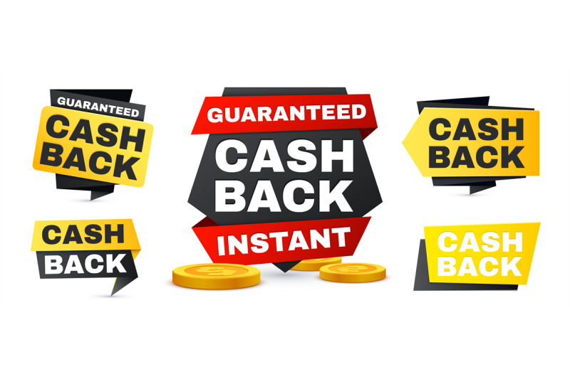 money-cash-back-vector-labels-and-stickers-set-vector-sale-banners-s