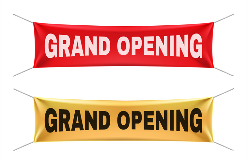 grand-opening-banners-vector-gold-red-realistic-hanging-fabric-mockup