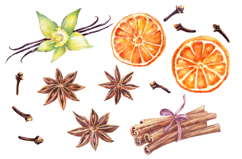 watercolor-spices-10-patterns