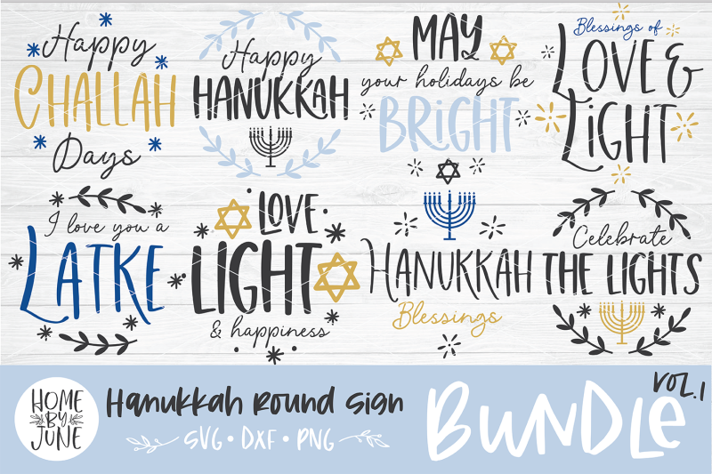 hanukkah-round-sign-svg-bundle