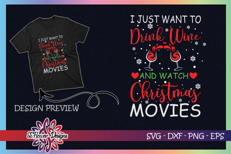 just-want-to-drink-wine-watch-xmas-movie