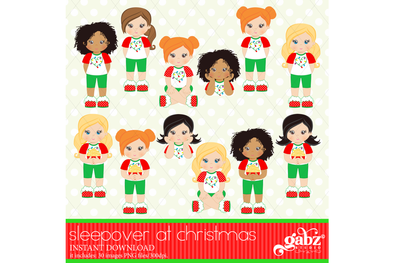 sleepover-at-christmas-christmas-in-pajamas-slumber-party-girls