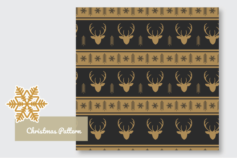 christmas-reindeer-seamless-pattern