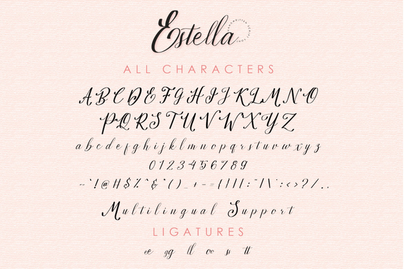 estella-handwritten-font