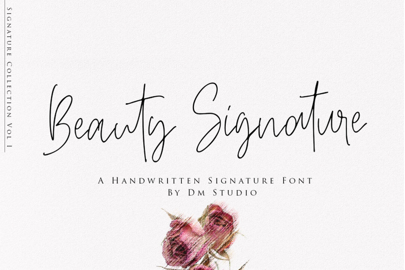 beauty-signature-handwritten-font