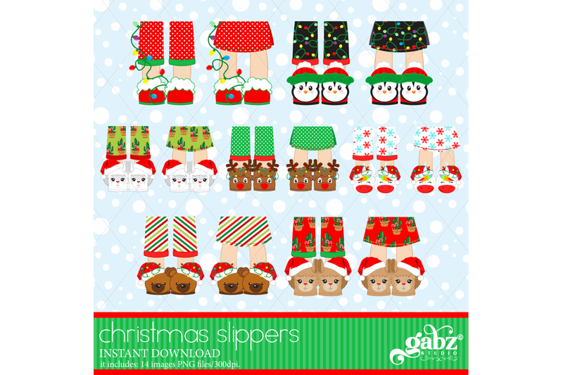 christmas-slippers-christmas-feet-clipart