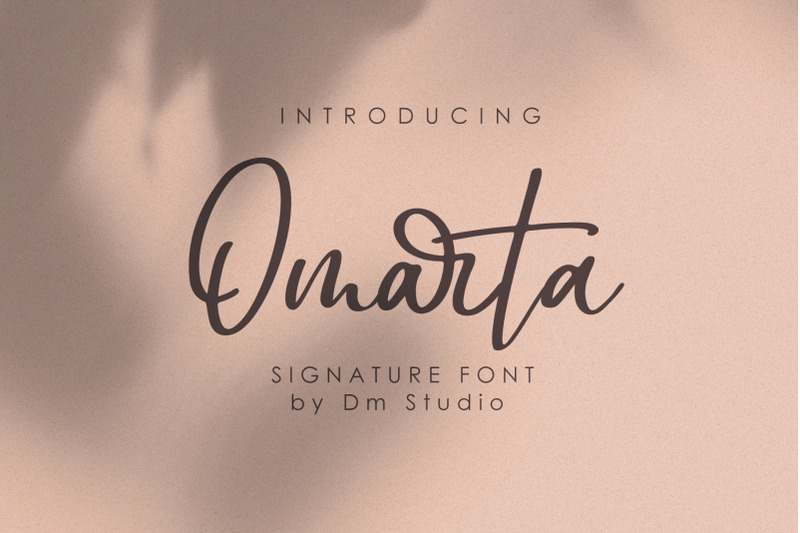 omarta-signature-font