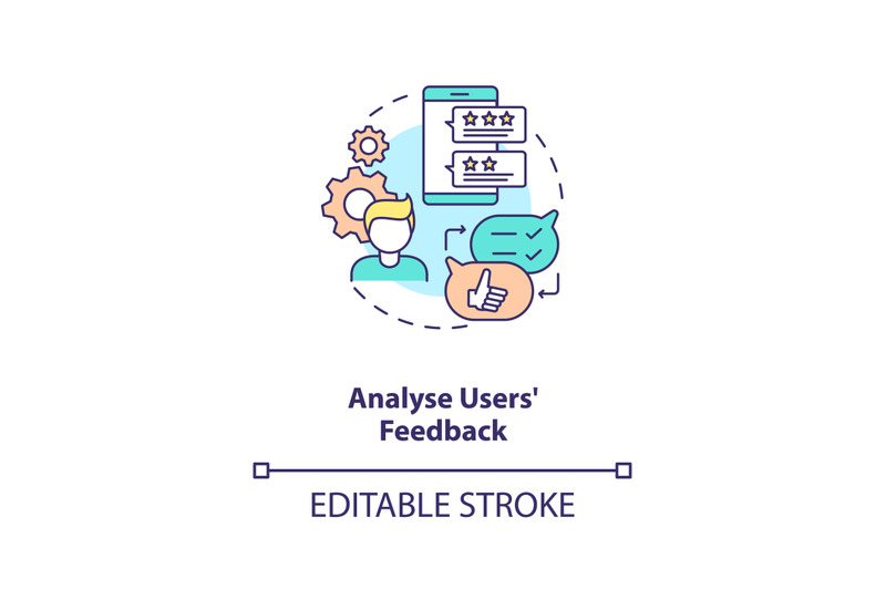 analyse-users-feedback-concept-icon