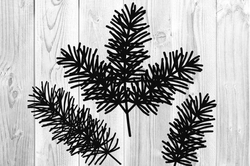 christmas-svg-pine-leaves-silhouette-clip-art