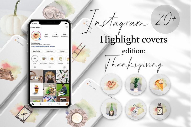 thanksgiving-instagram-highlights-covers-watercolor-images-blog-icons