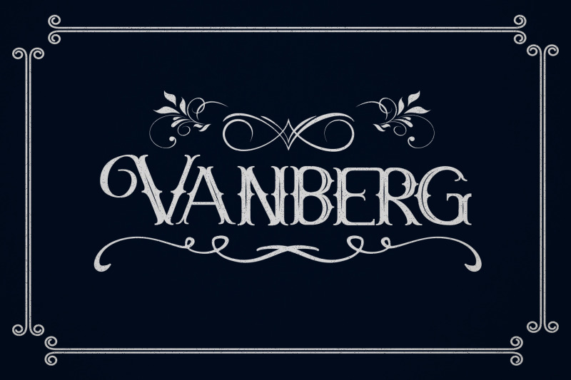 vanberg-blackletter-font