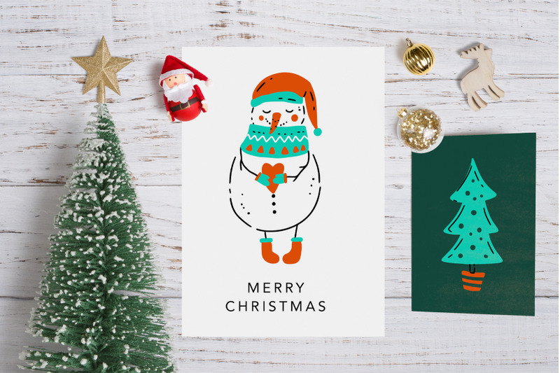 snowman-christmas-graphic-pack