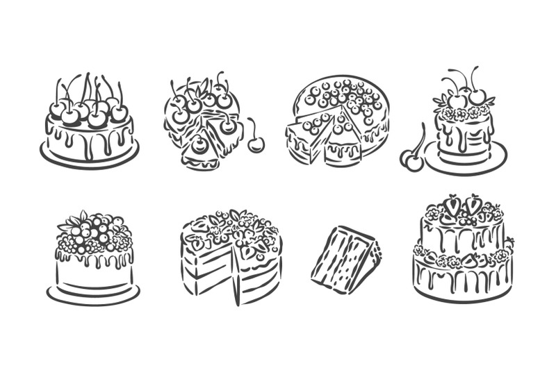 cakes-graphic-illustration-and-seamless-pattern