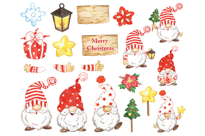 christmas-gnomes-watercolor-clipart-funny-gnomes-lantern-christmas