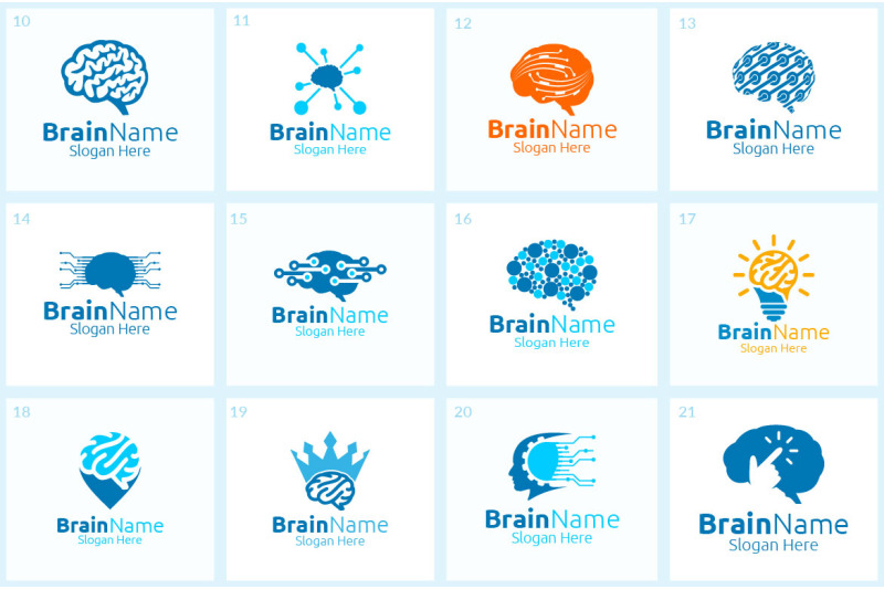 65-brain-logo-bundle