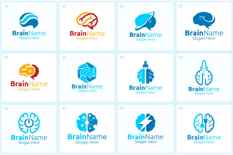 65-brain-logo-bundle