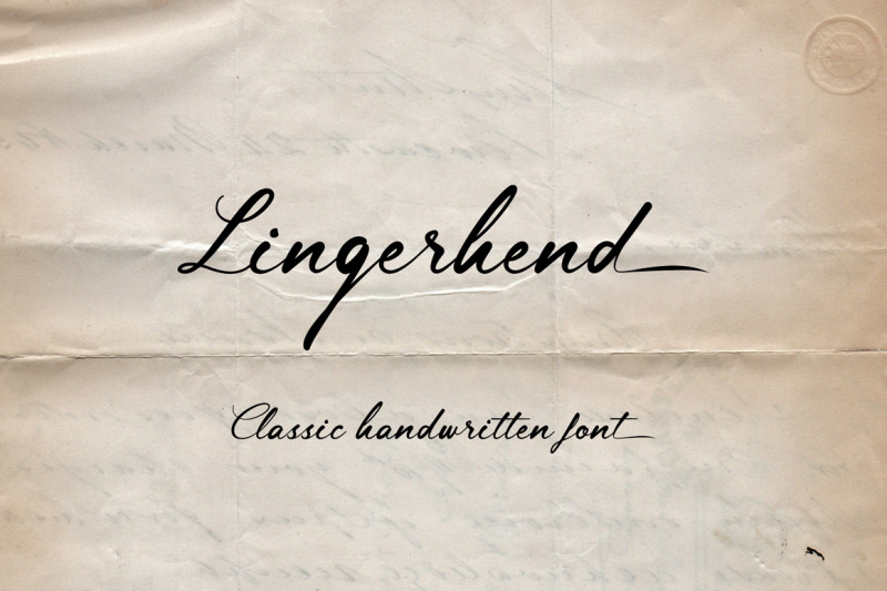 lingerhend-classic-script-font