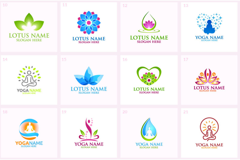 60-yoga-and-spa-logo-bundle
