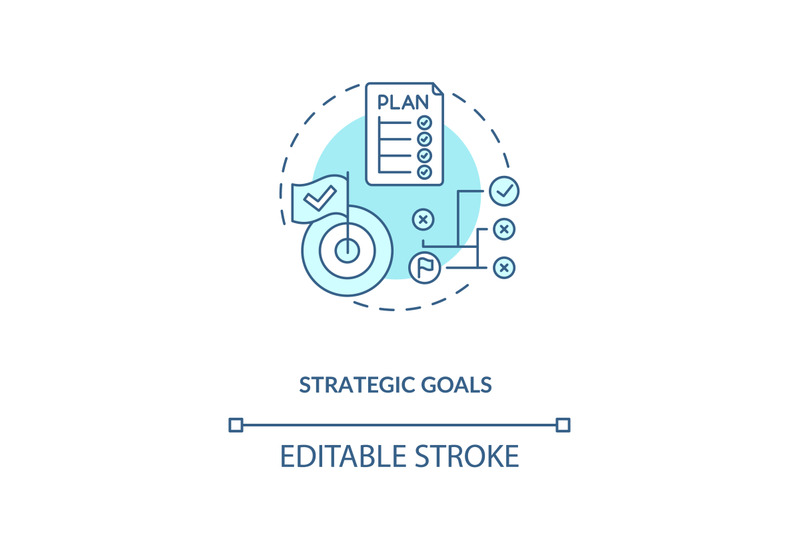 strategic-goals-concept-icon