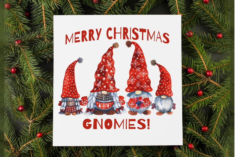 christmas-gnomes-gnome-family-watercolor-gnomes