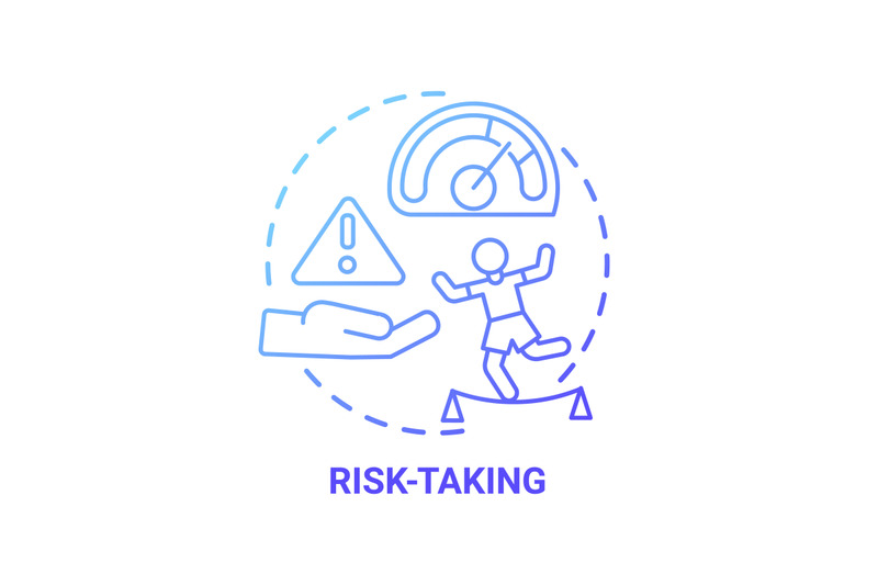 risk-taking-concept-icon