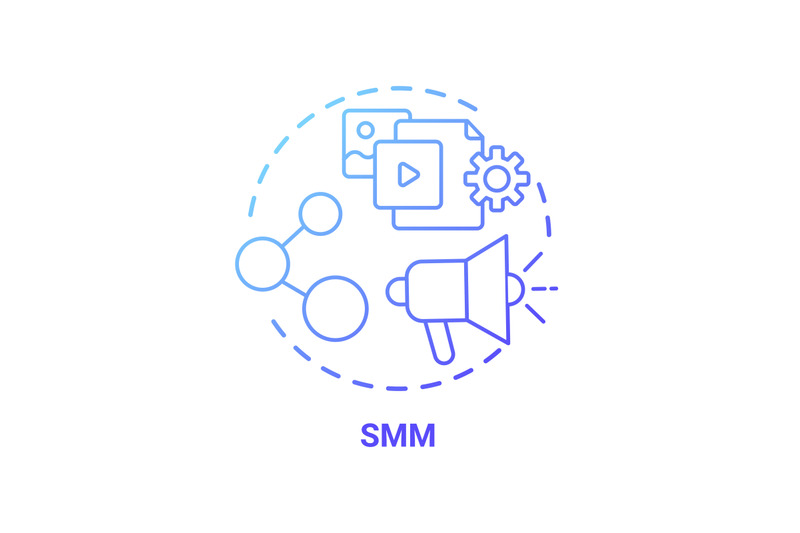 Smm concept icon By bsd studio | TheHungryJPEG