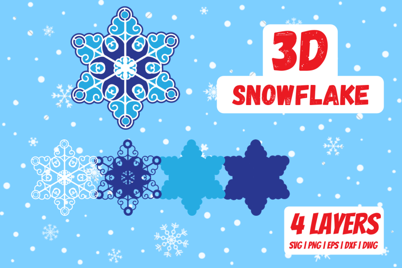 3d-snowflake