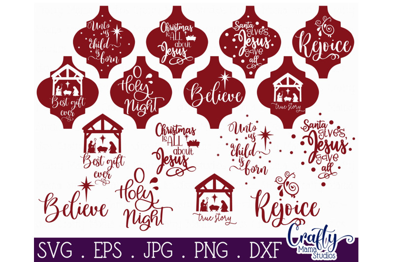 Download Arabesque Tile Ornament Svg, Christmas Svg, Mega Bundle By ...