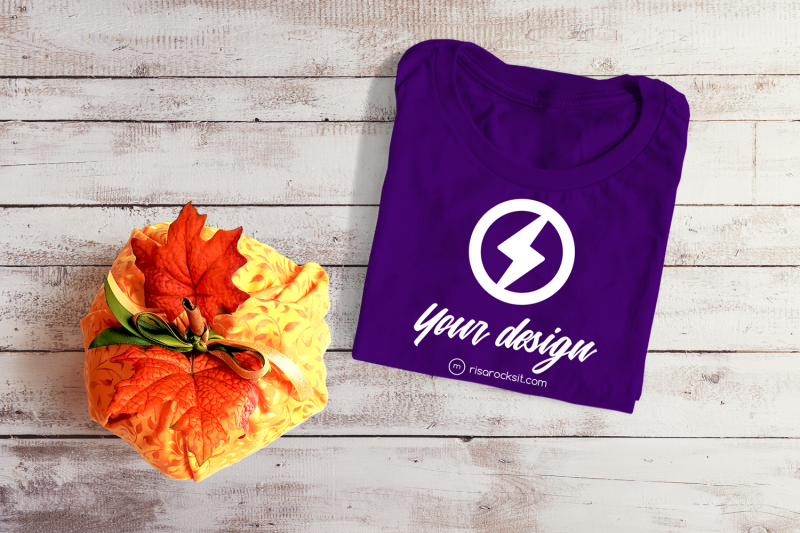 folded-tee-with-fall-pumpkin-png-mock-up