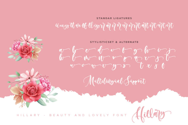 hillary-beauty-and-lovely-font